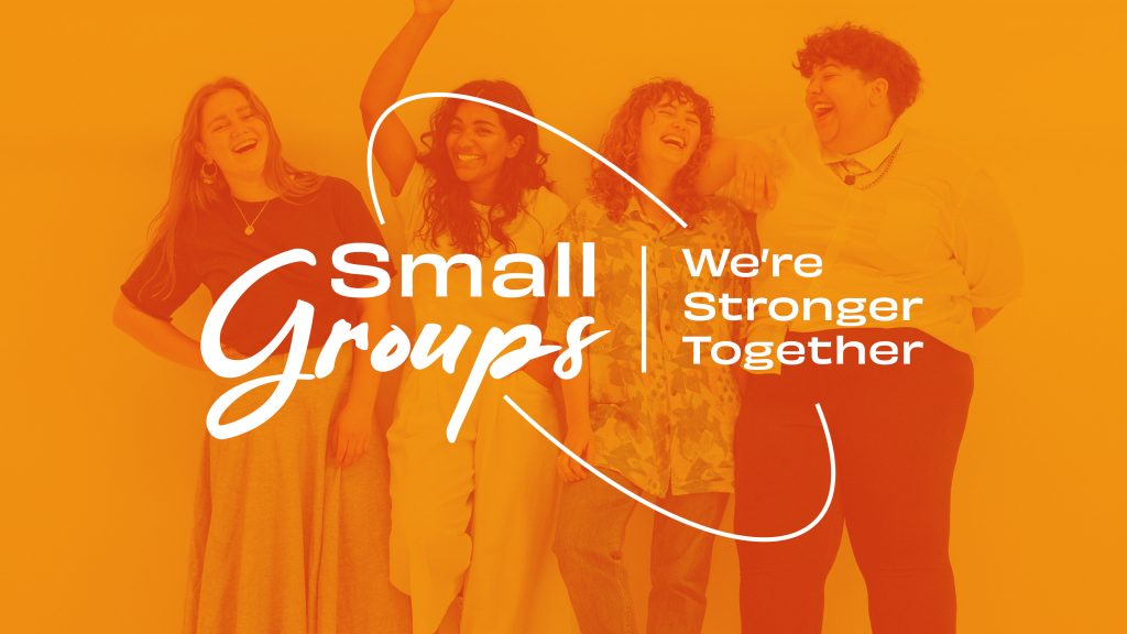 Small Groups Orange Color Overlay - Subtitle