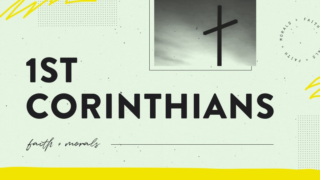 Scribble Dot Pattern 1st Corinthians - Subtitle